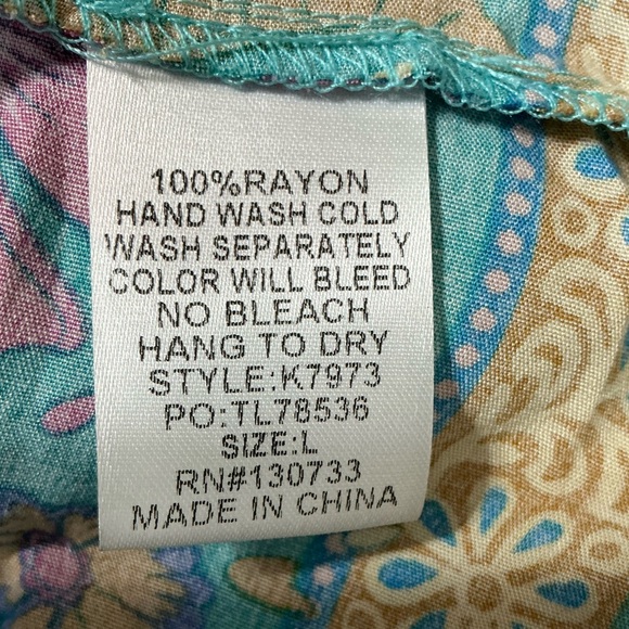 Umgee womans Hibiscus Lane boho midi dress size M - Picture 15 of 15